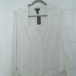 Classic white blouse